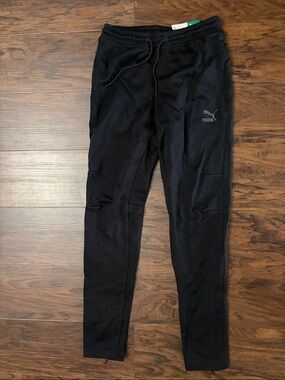 Puma Black Slim Fit Sweat Pants